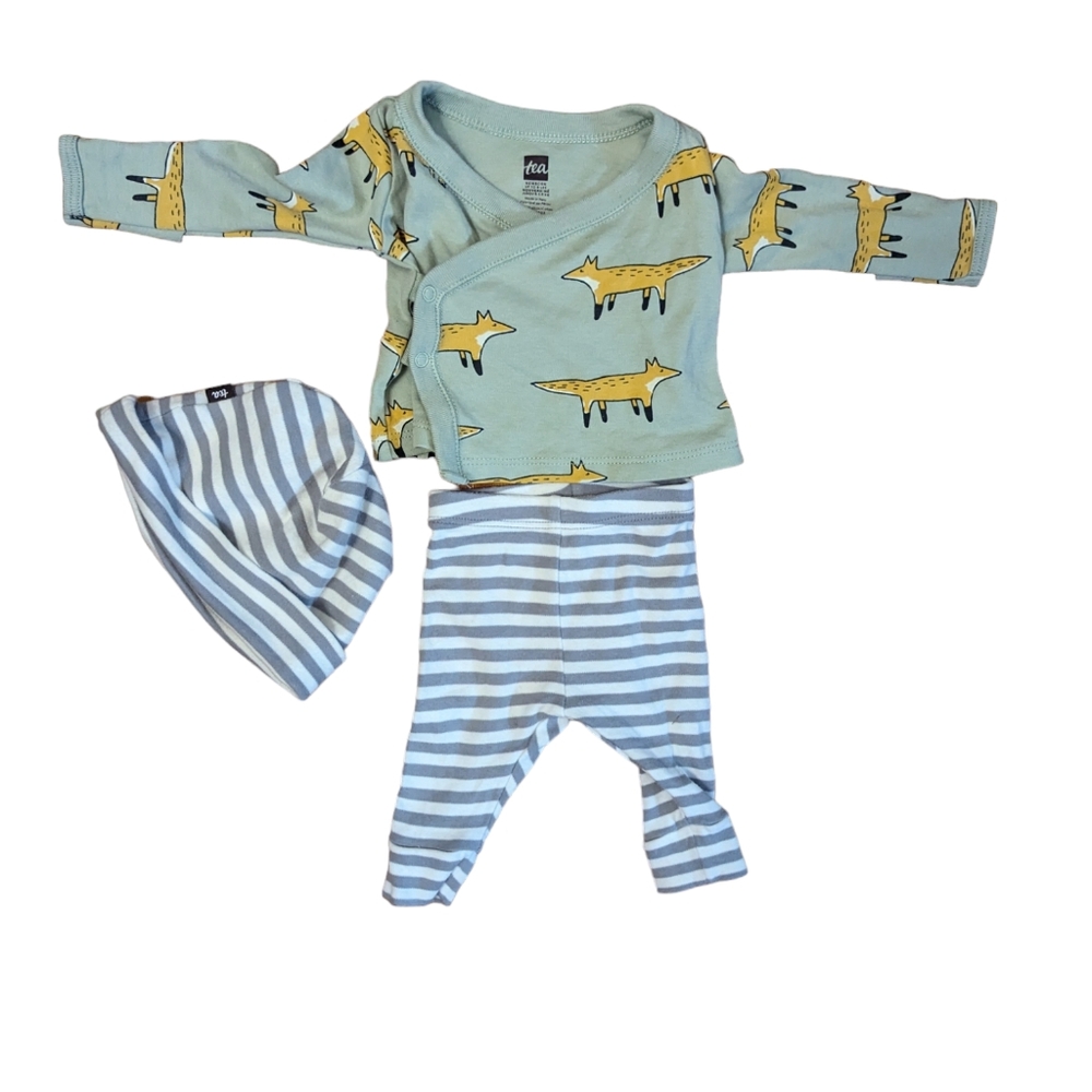 Tea Collection newborn fox outfit